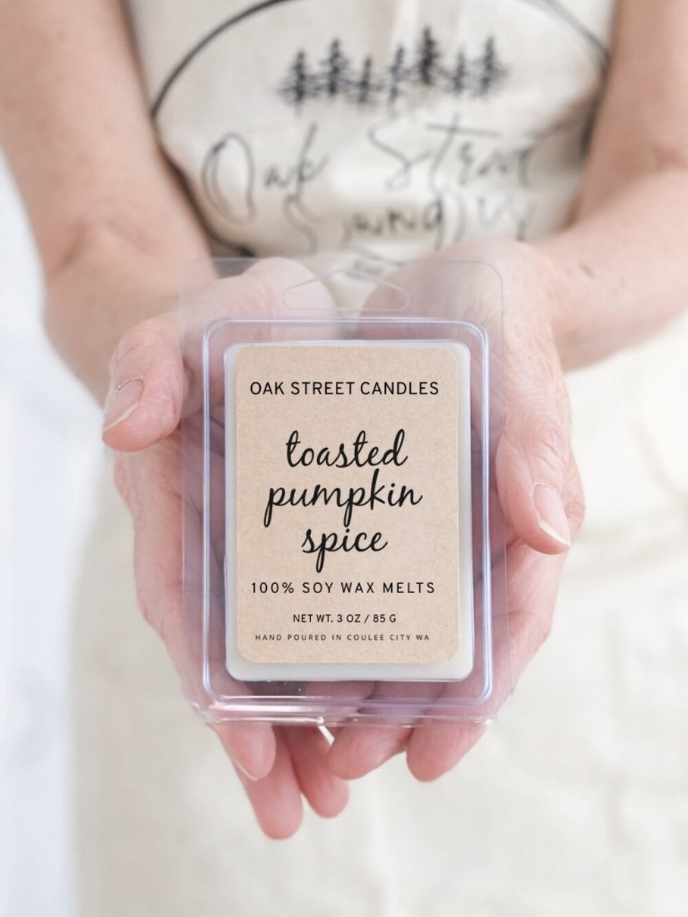 Oak Street Candles Natural Soy Wax Melts Toasted Pumpkin Spice